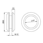 Muschelgr.5250 MS pol.TS 8-10mm f.GLT EL.-D.50mm KWS-4