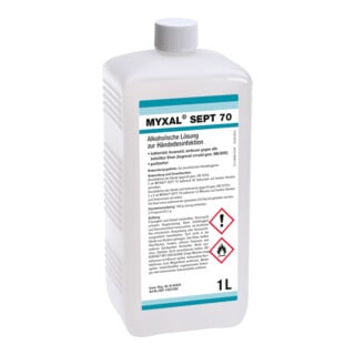 Myxal SEPT 70 Desinfekt. parfümfrei 1L Hartflasche