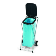 Nölle Abfallsammler 1x120 l chariot avec couvercle noir