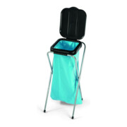 Nölle Collecteur de déchets 1x120 l avec couvercle noir