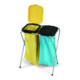 Nölle Collecteur de déchets 2x120 l avec couvercle noir/jaune-1