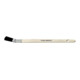 Nölle Pinceau plat courbé 10 mm poils de Chine noirs-1
