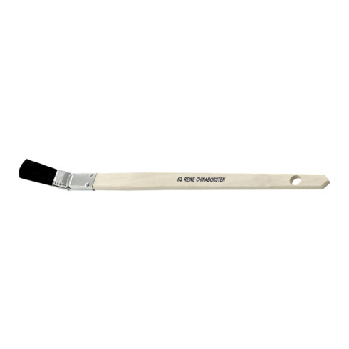 Nölle Pinceau plat courbé 10 mm poils de Chine noirs