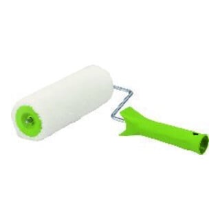 Nölle Rouleau à peinture couleur fixe L.180mm hauteur de poils 12mm polyester manche D. 6mm avec manche