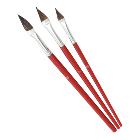 Nölle Set de pinceaux de retouche 3 pcs tailles 4, 6, 8
