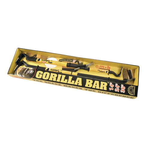 Nageleisenset Gorilla Bar Gesamt-L.350/600/900mm Inh.3tlg.PEDDINGHAUS