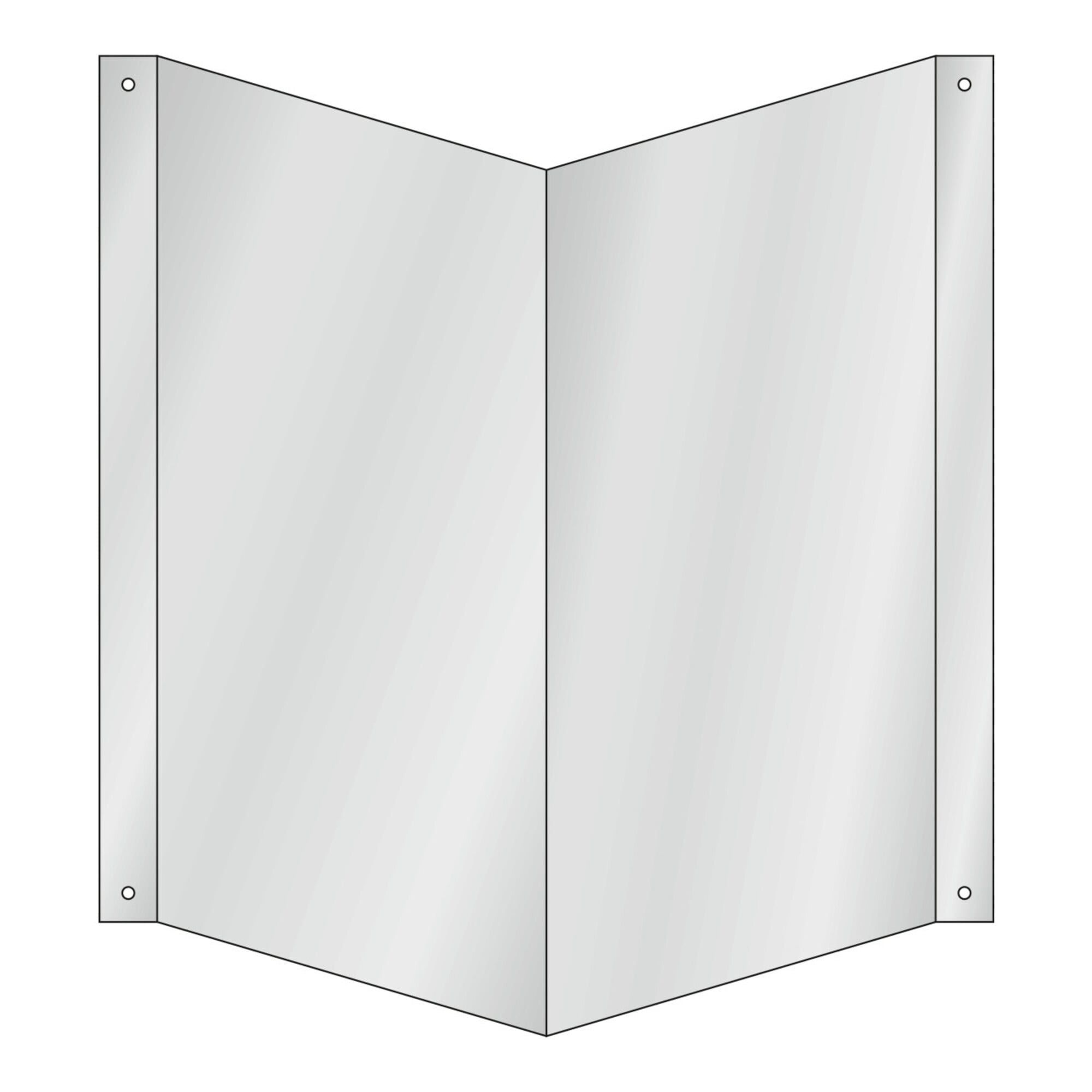 Nasenschild Wandmontage für vier Symbole, Typ: 01150 ; nVent HOFFMAN
