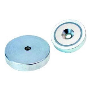 NdFeB pince plate avec trou 16 x 4,5 mm Beloh