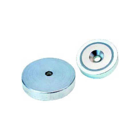 NdFeB pince plate avec trou 16 x 4,5 mm Beloh