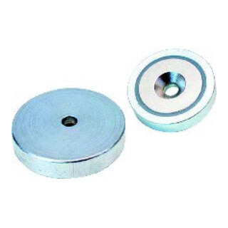NdFeB pince plate avec trou 40 x 8,0 mm Beloh