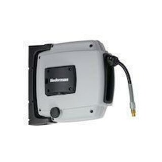 NEDERMAN Schlauchaufroller H30 für Luft/ Wasser inkl 10m-Schlauch, Durchmesser 10mm, AG G3/8