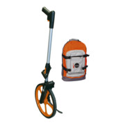 Nedo Leichtmessrad Econo, Radumfang 1 m, mit Trekking-Rucksack