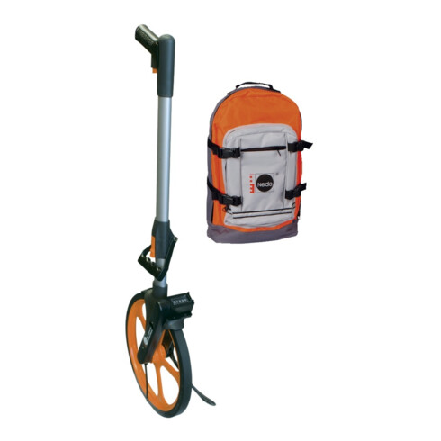 Nedo Roue de mesure légère Deluxe avec sac à dos