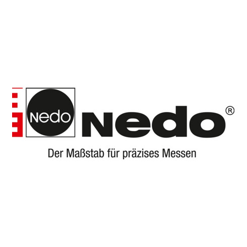 Nedo Teleskopmessstab mEssfix mit Messdorn für Rollladenbauer, 0,80 - 3,10 m