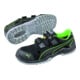 Neodyme Sicherheitssandale Green Low noir/vert microfibre/mesh