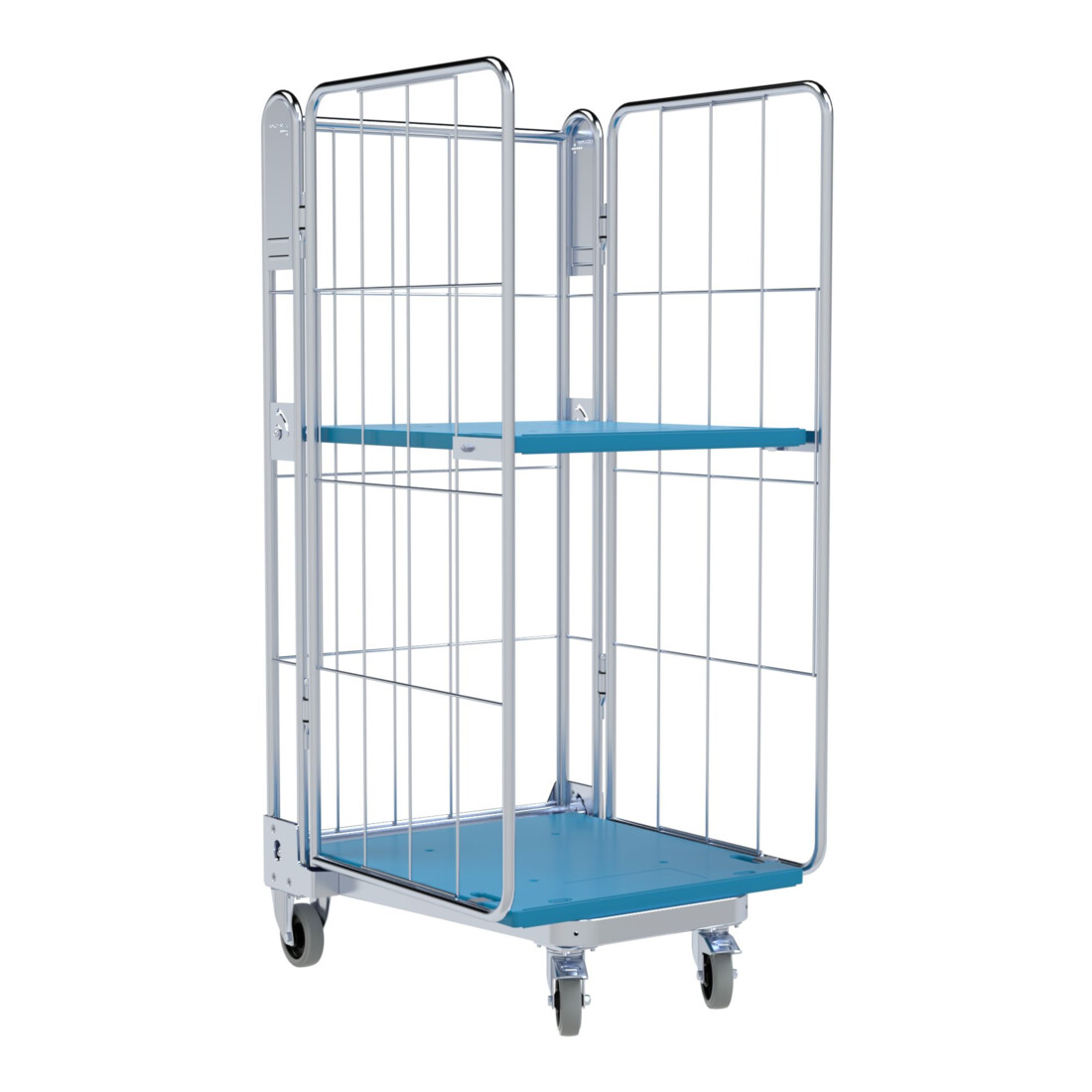 nestainer® 1450 KU Contenitore 730 x 845 mm 3 lati 1 ZWB Cr 3 NT 195 mm