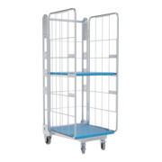 nestainer® 1630 KU Contenitore 730 x 845 mm a 3 lati con ZWB-1