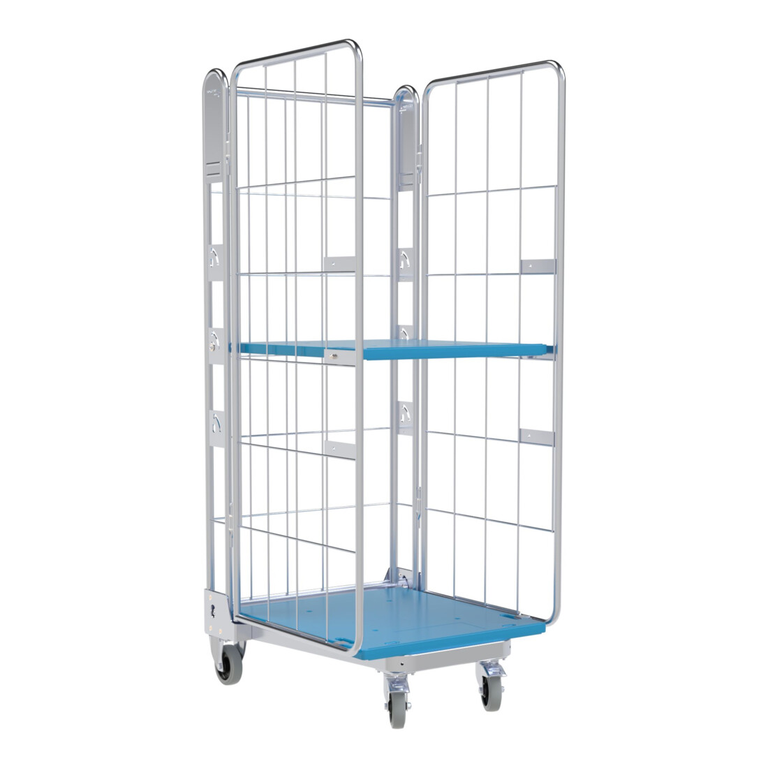 nestainer® 1630 KU Contenitore 730 x 845 mm a 3 lati con ZWB