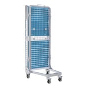 nestainer® ADB 1600 KU Chariot de transport 730 × 870 mm, galvanisé bleu 5 côtés-3
