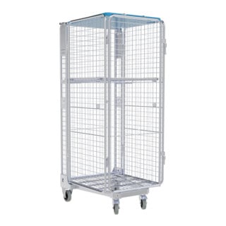 nestainer® Anti-vol ADB 1600 ME KU 730 x 870 mm 5 côtés avec toit KU