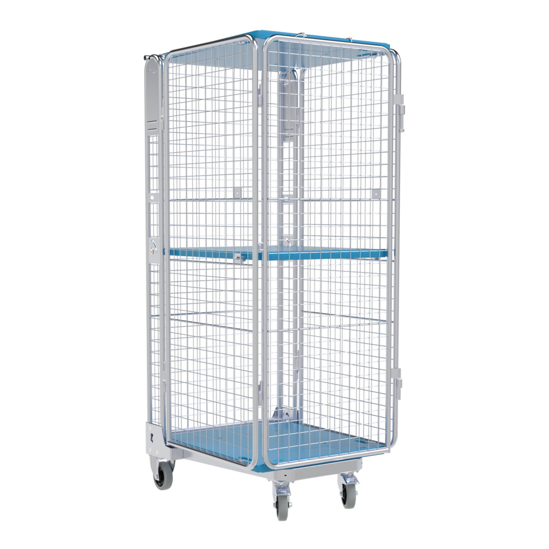nestainer® Antifurto ADB 1600 KU 730 x 870 mm completo su 5 lati