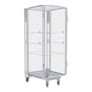 nestainer® Antifurto ADB 1600 ME 730 x 870 mm 5 lati completamente zincato a caldo blu-1