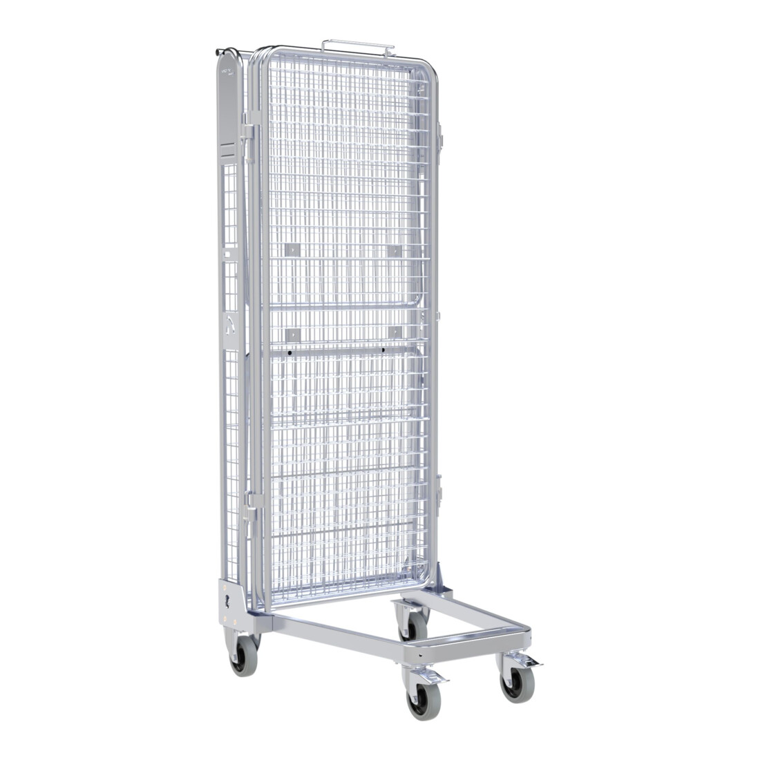 nestainer® Antifurto ADB 1600 ME 730 x 870 mm 5 lati completamente zincato a caldo blu