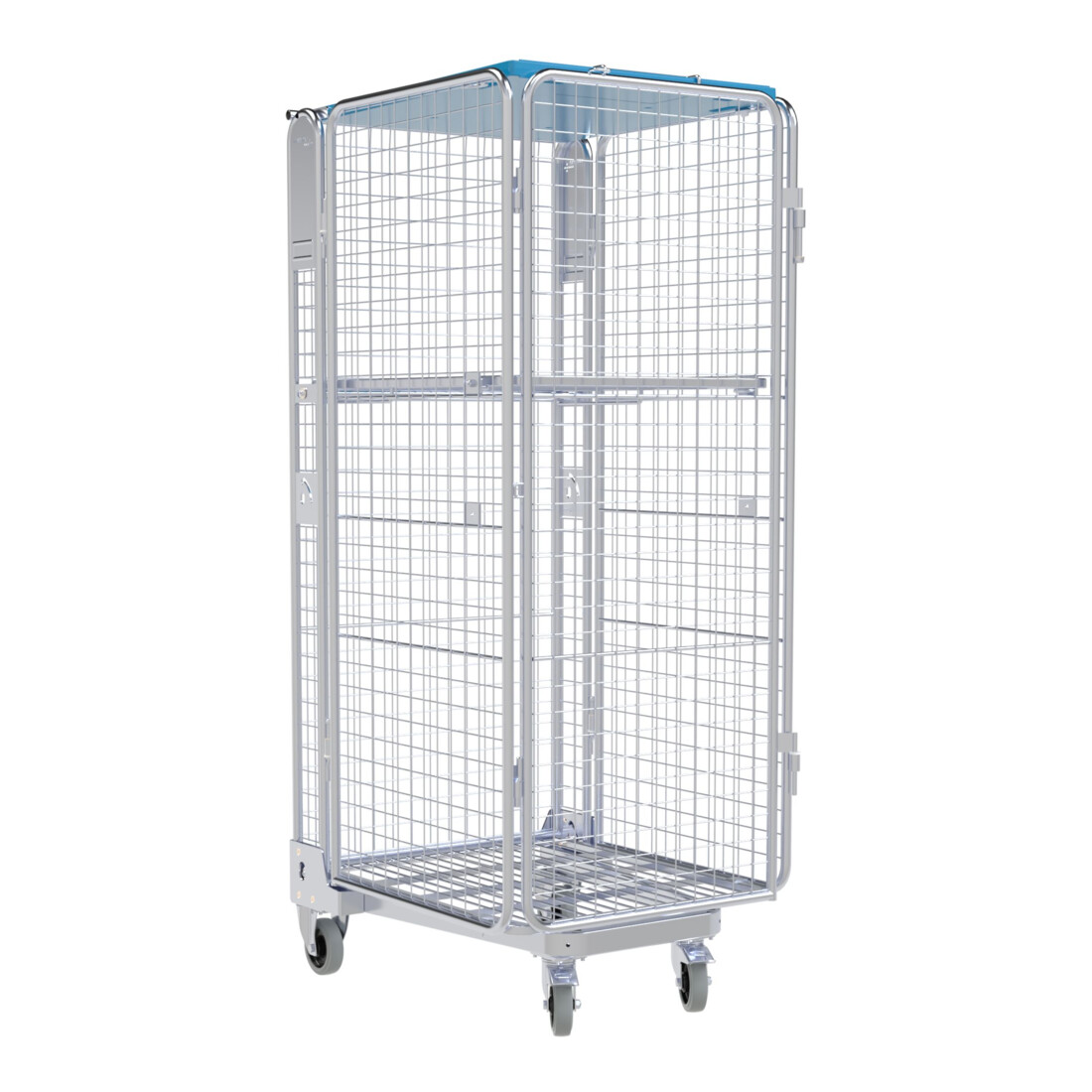 nestainer® Antifurto ADB 1600 ME KU 730 x 870 mm 5 lati con tetto KU