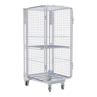 nestainer® Antifurto in metallo ADB 1450 ME KU 730 x 870 mm 5 lati
