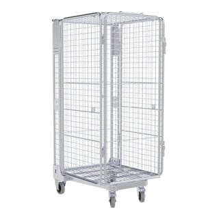 nestainer® Bac à treillis ADB 1450 ME KU 730 x 870 mm 5 côtés galvanisé bleu électrolytique