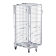 nestainer® Bac à treillis ADB 1450 ME KU 730 x 870 mm 5 côtés galvanisé bleu électrolytique-1