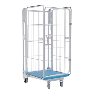 nestainer® Chariot de transport 1450 KU 730 x 845 mm 4 côtés Cr 3