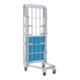 nestainer® Chariot de transport 1630 KU 730 x 845 mm galvanisé bleu