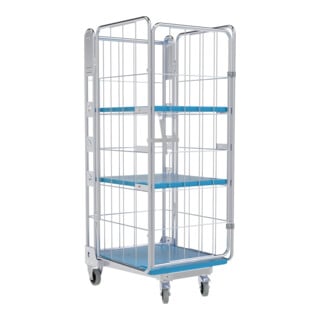 nestainer® Conteneur 1630 KU 730 x 845 mm 4 côtés 2 ZWB Cr 3 NT 205 mm