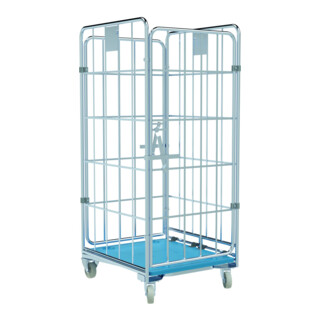 nestainer® Ergo 1460 KU Contenitore 700 x 800 mm Profondità nido 280 mm zincato blu galvanico