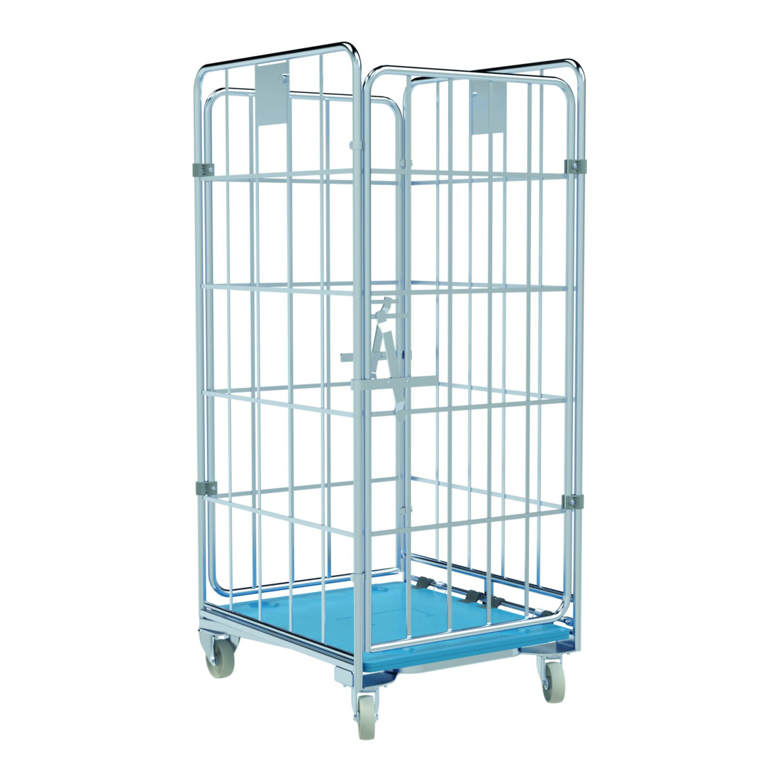 nestainer® Ergo 1460 KU Contenitore 700 x 800 mm Profondità nido 280 mm zincato blu galvanico