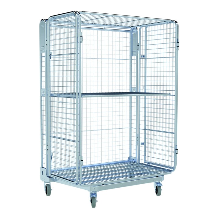 nestainer® Gitterbox ADB 1600 ME 800 x 1200 mm caisse grillagée 5 côtés grille 50x50 mm