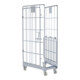 nestainer® Métal 1460 ME 700 x 800 mm paroi arrière pivotante 3 côtés Cr 3 NT 190 mm