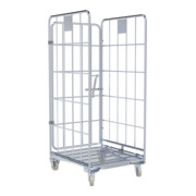 nestainer® Metall 1460 ME 700 x 800 mm schienale girevole su 3 lati Cr 3 NT 190 mm-1