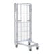 nestainer® Récipient métallique 1450 ME 730 x 845 mm, galvanisé bleu sur 3 côtés