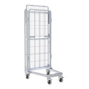 nestainer® Structure métallique 1450 ME 730 x 845 mm galvanisée bleu, 3 côtés-3
