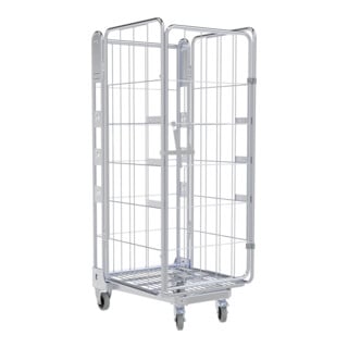 nestainer® Structure métallique 1630 ME 730 x 845 mm galvanisée bleu électrolytique