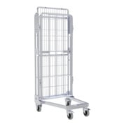 nestainer® Struttura in metallo 1450 ME 730 x 845 mm zincata blu galvanica su 3 lati-3
