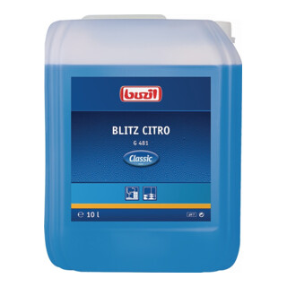 Nettoyant à l'alcool Blitz Citro G 481 10 l bidon bidon BUZIL