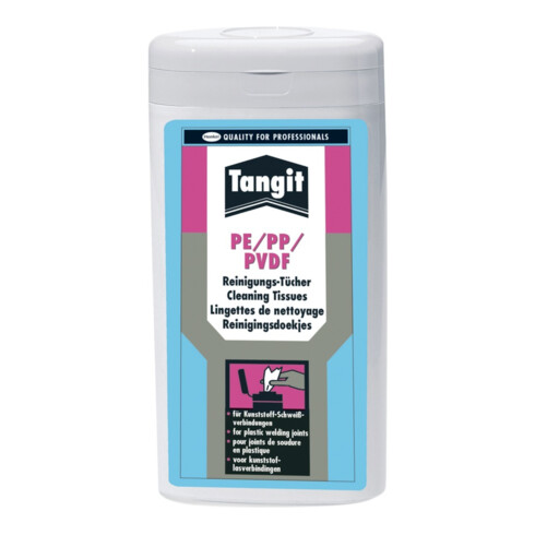 Nettoyant spécial PE/PP/PB/PVDF 100 serviettes boîte TANGIT
