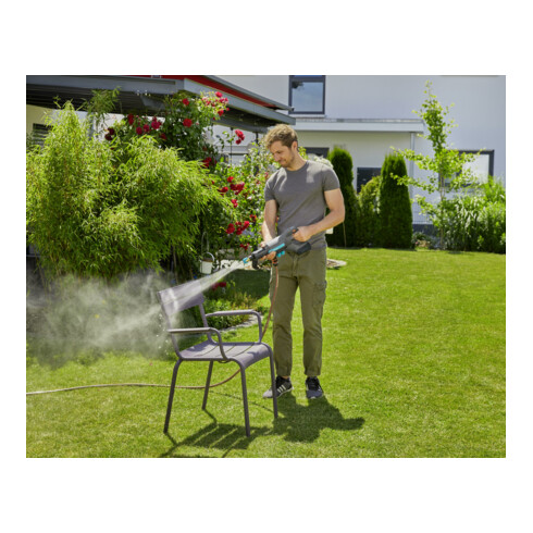 Nettoyeur moyenne pression sans fil AquaClean 24/18V P4A GARDENA Set Ready-To-Use