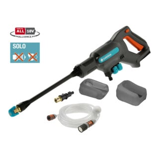 Nettoyeur moyenne pression sans fil AquaClean 24/18V P4A solo GARDENA