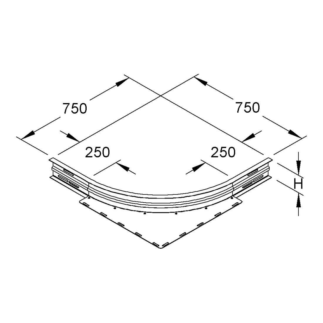 Niedax Angle de fixation WAER 105
