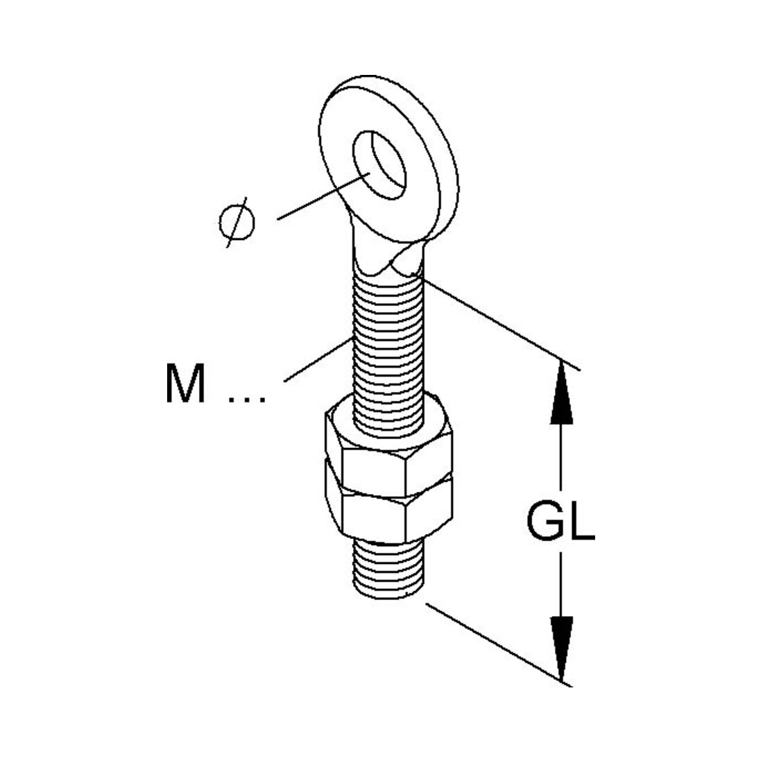 Niedax Anneau à vis RCM 10
