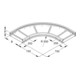 Niedax Arc rond WRBR 105.200